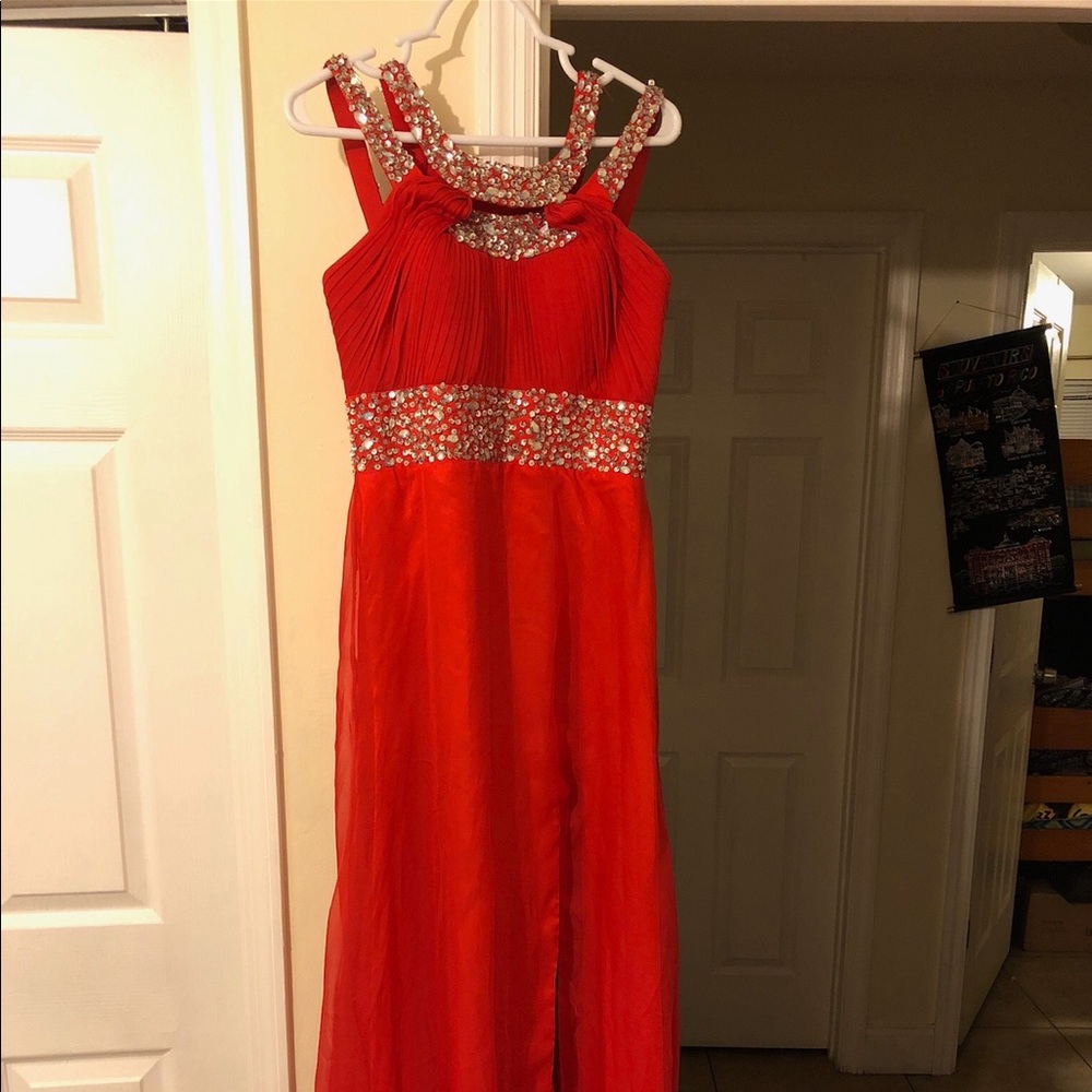 RED PROM DRESS